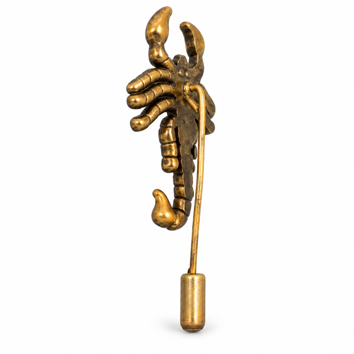 Antique Brass Scorpio / Scorpion Stick Pin