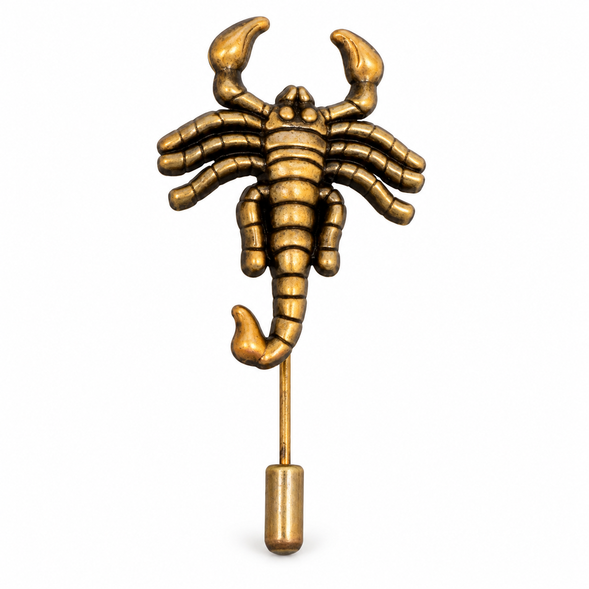 Antique Brass Scorpio / Scorpion Stick Pin