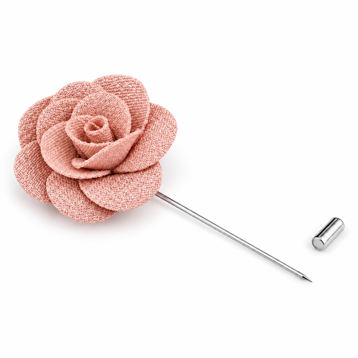 Floral Stick Lapel Pin - SALMON-PEACH