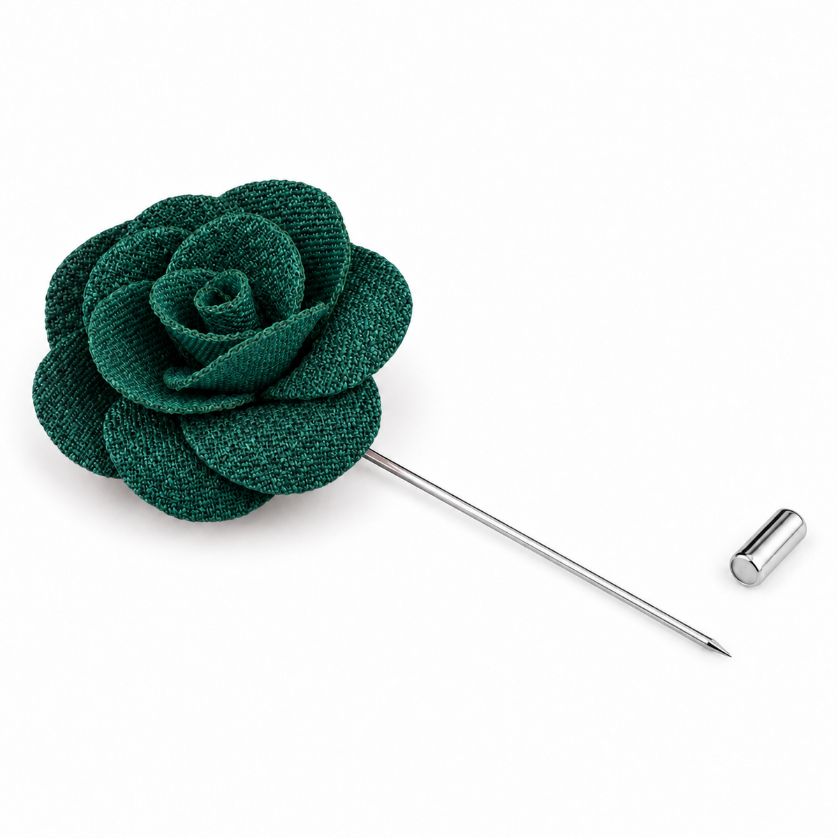 Floral Lapel Stick - WINTER GREEN