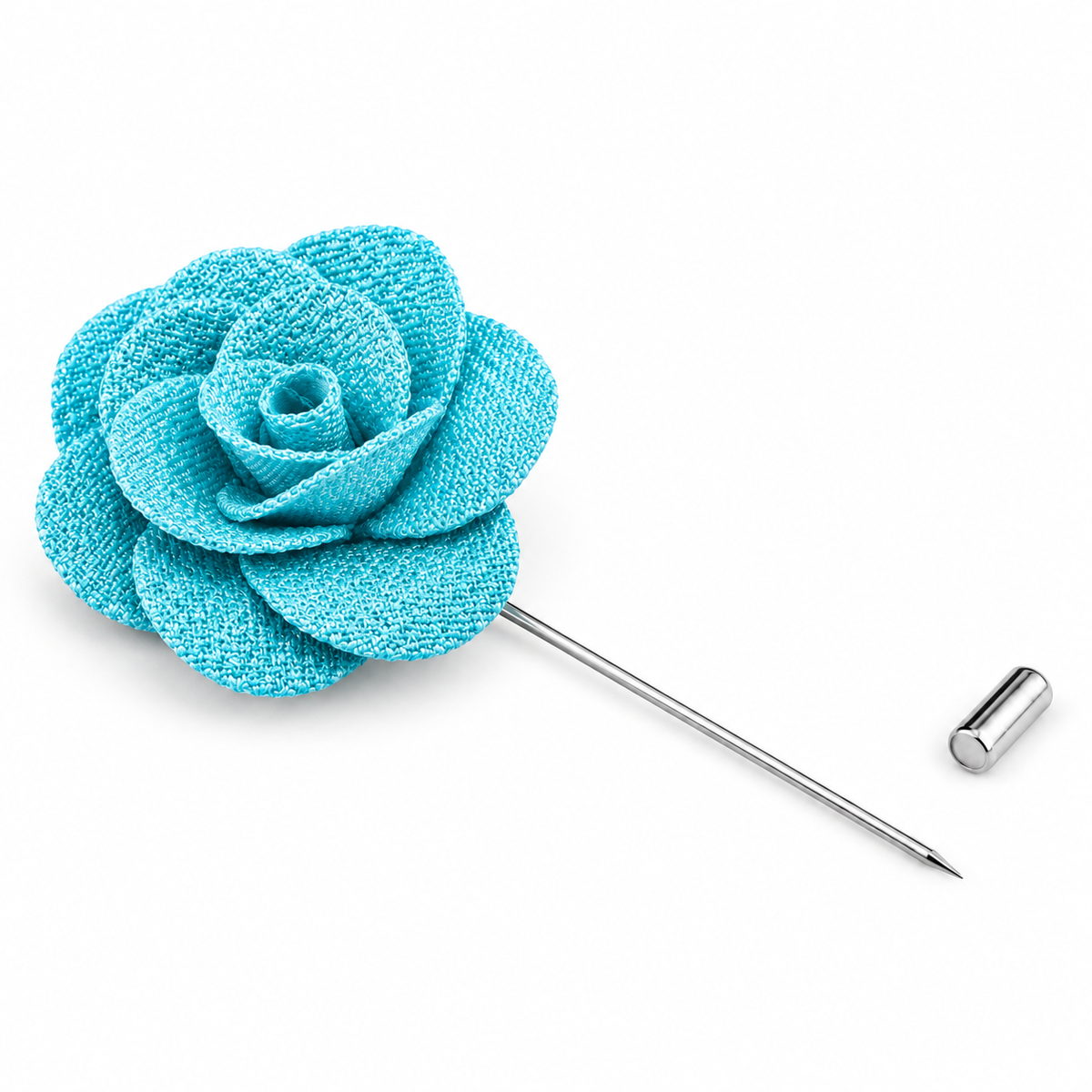 Floral Lapel Stick Pin - TEAL
