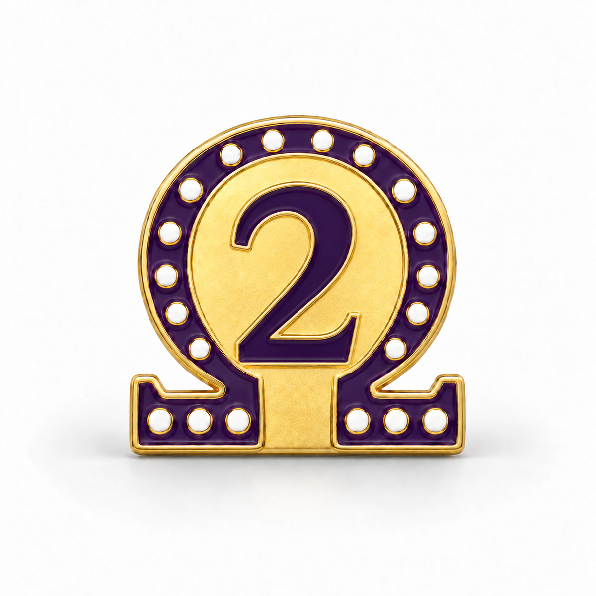 Omega #2 Lapel Pin (.75-inch)