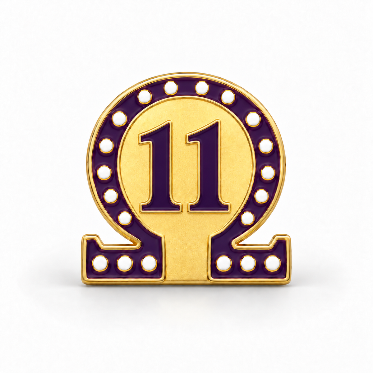 Omega #11 Lapel Pin (.75-inch)