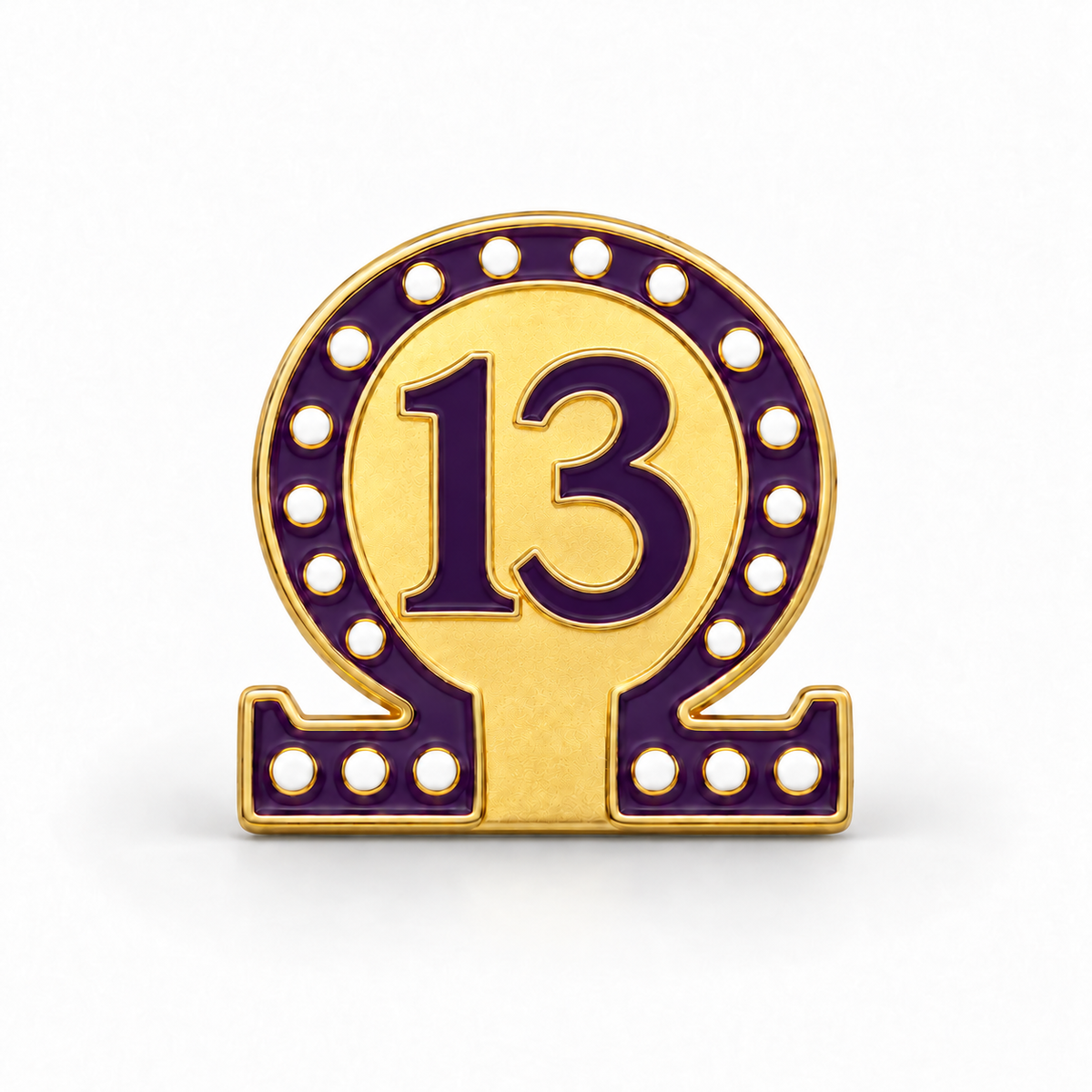 Omega #13 Lapel Pin (.75-inch)
