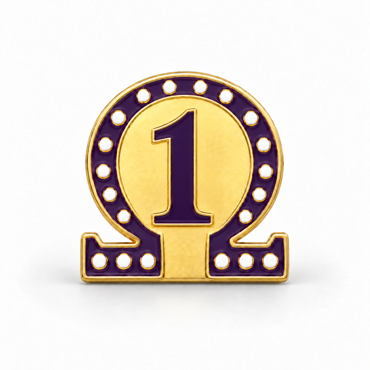 Omega #1 Lapel Pin (.75-inch)