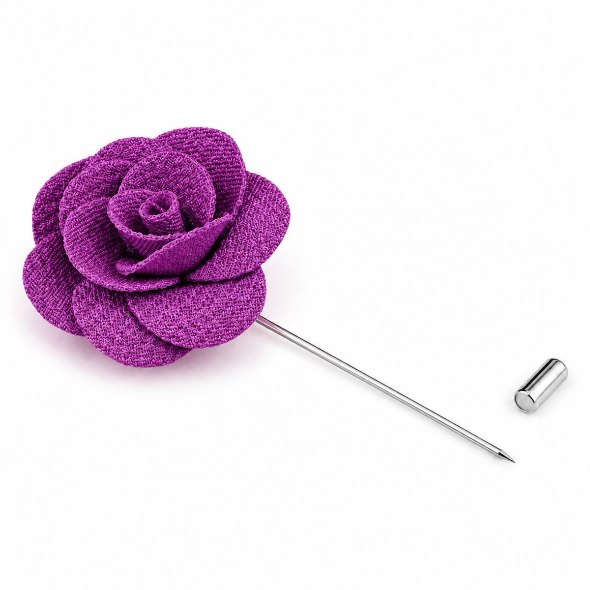Floral Lapel Stick Pin - PURPLE