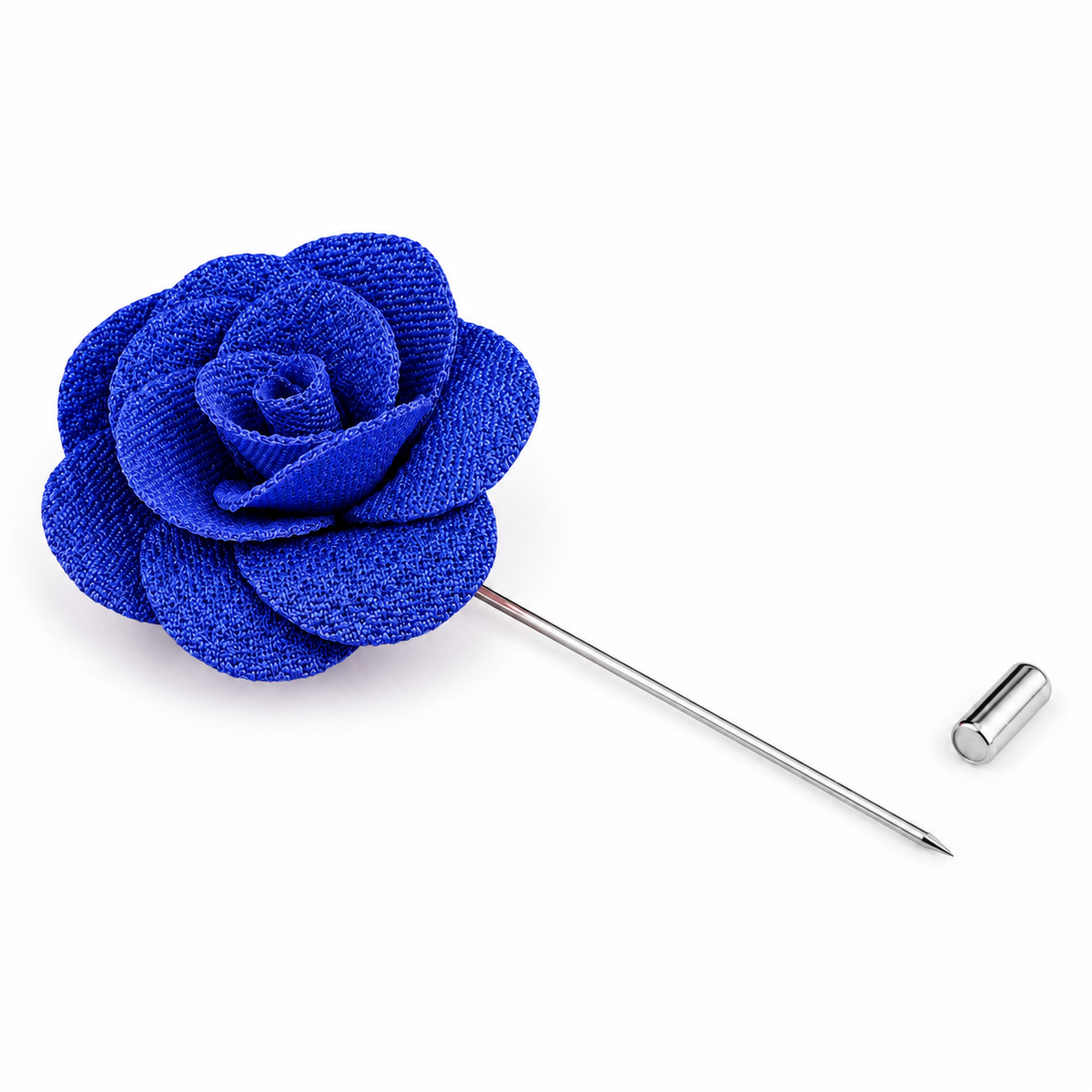 Floral Lapel Stick Pin - BLUE