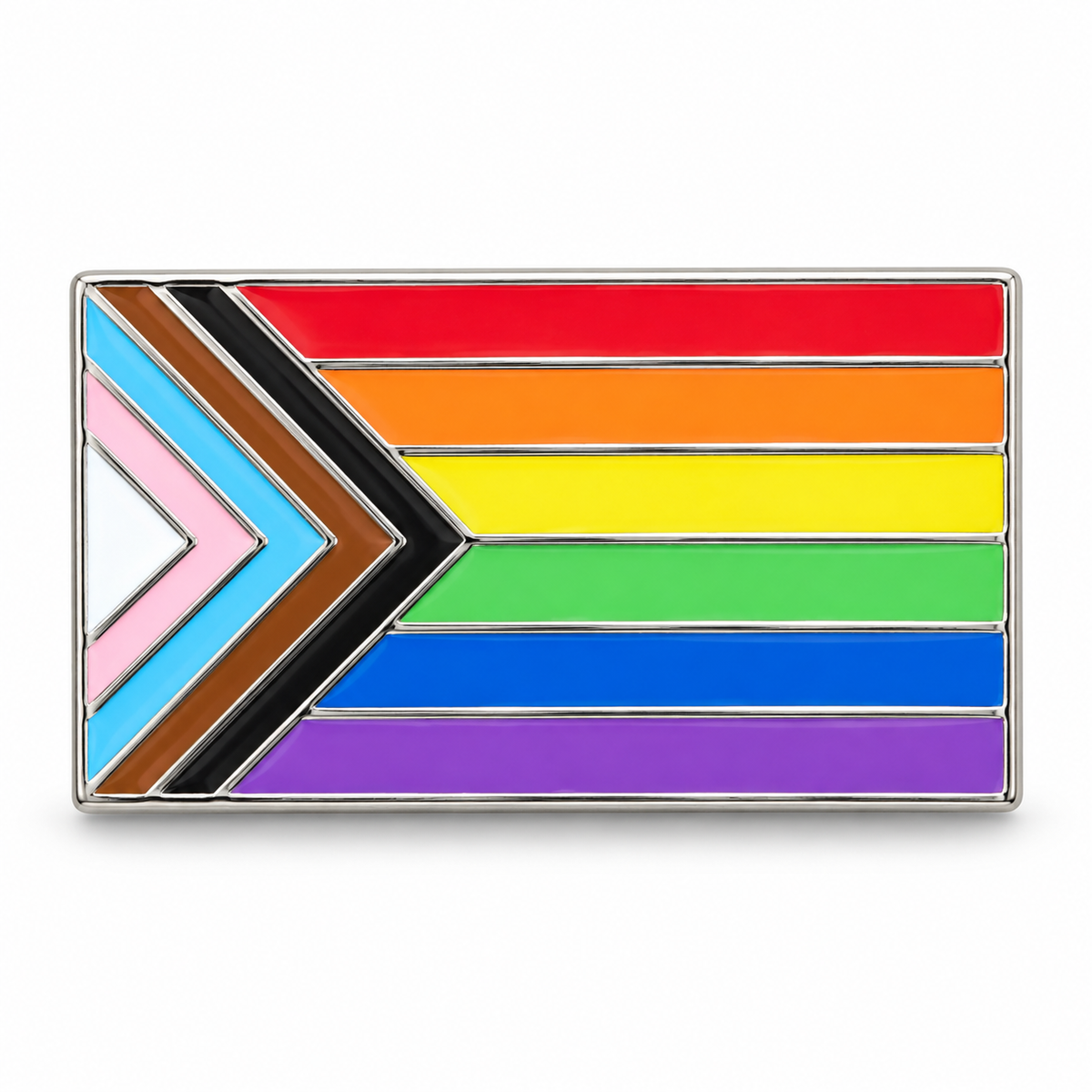 Progress Pride Rainbow Flag Pin
