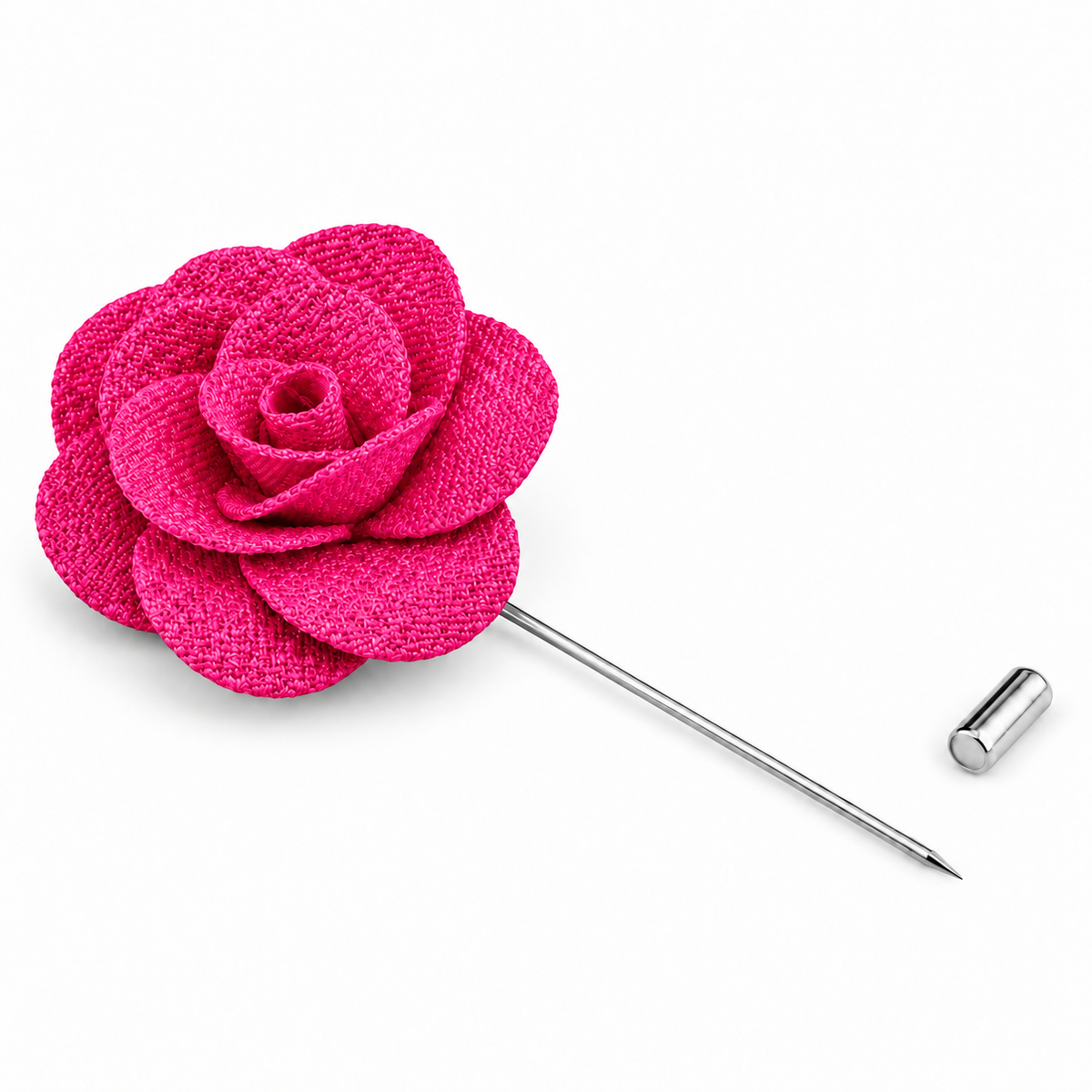 Floral Lapel Stick Pin - MAGENTA