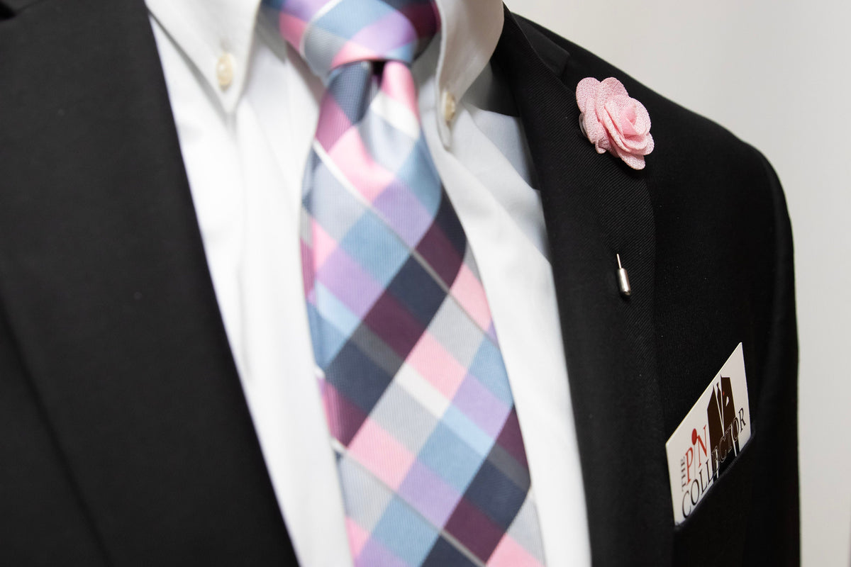 Floral Lapel Stick Pin - PINK