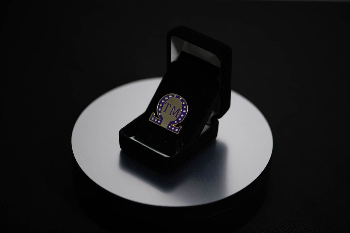 Omega Chapter Pin - Tau Mu (TM)