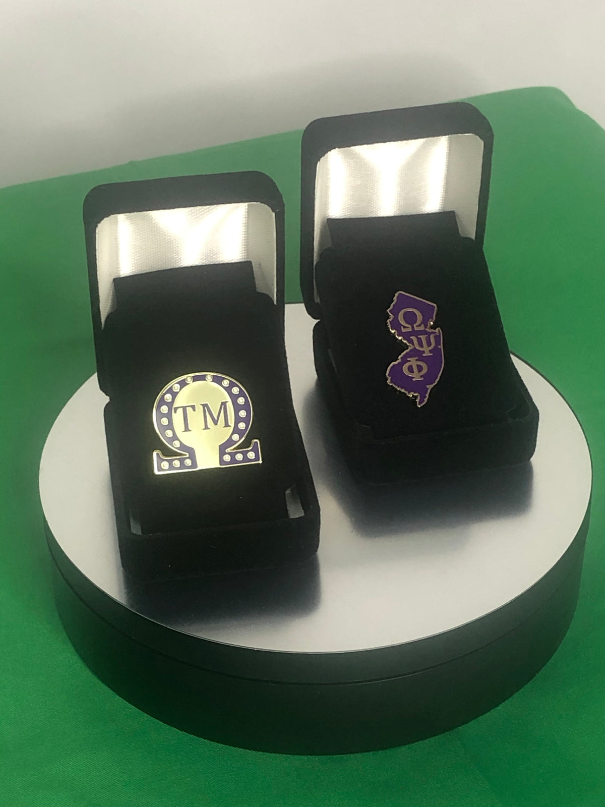 Omega Chapter Pin - Tau Mu (TM)