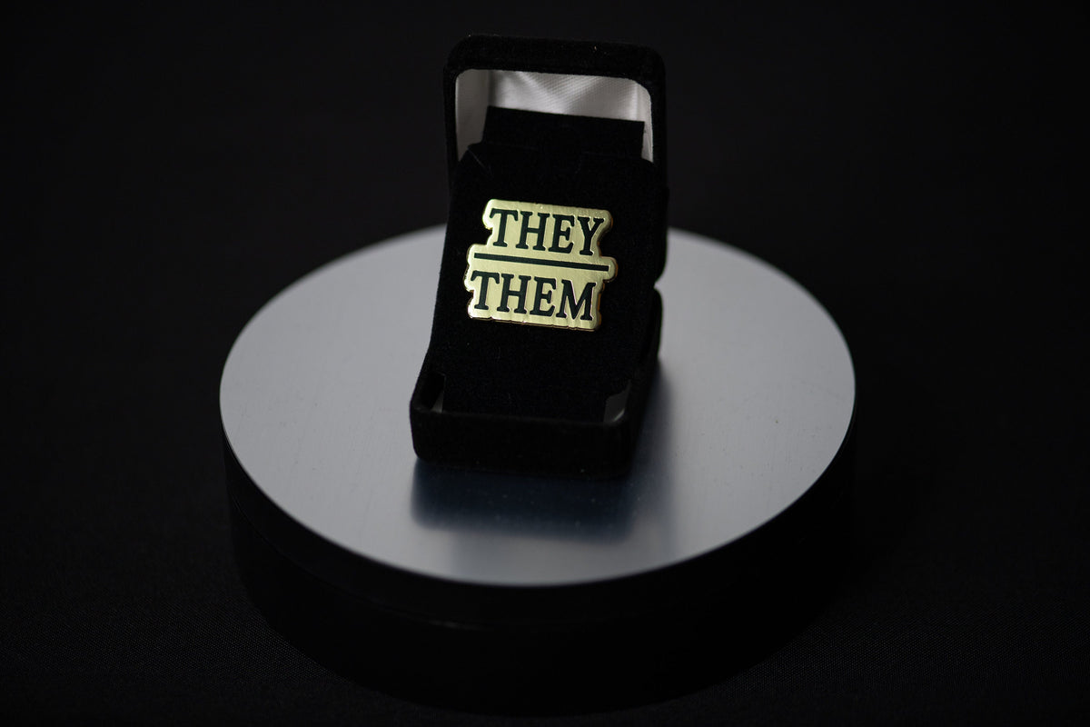 THEY/THEM Lapel PIN