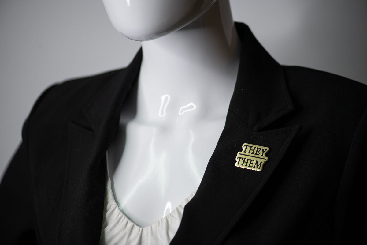 THEY/THEM Lapel PIN