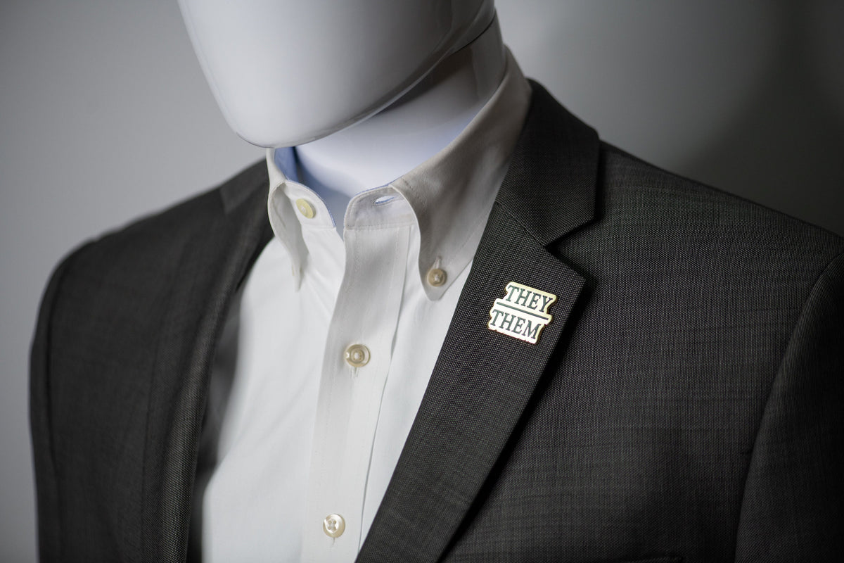 THEY/THEM Lapel PIN