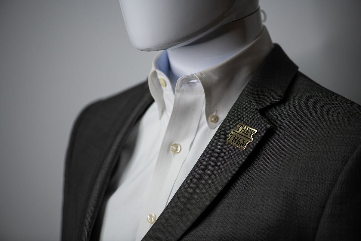 THEY/THEM Lapel PIN