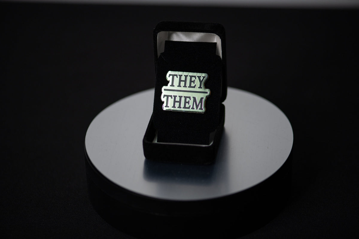 THEY/THEM Lapel PIN