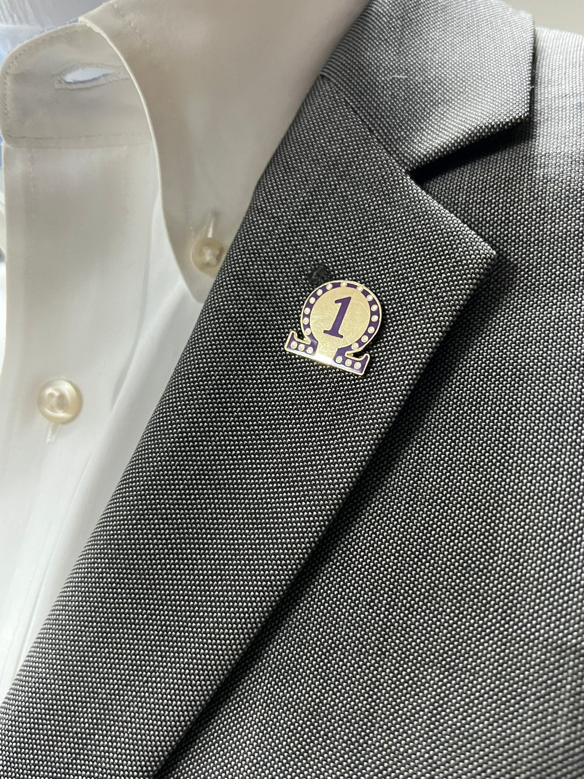 Omega #1 Lapel Pin (.75-inch)
