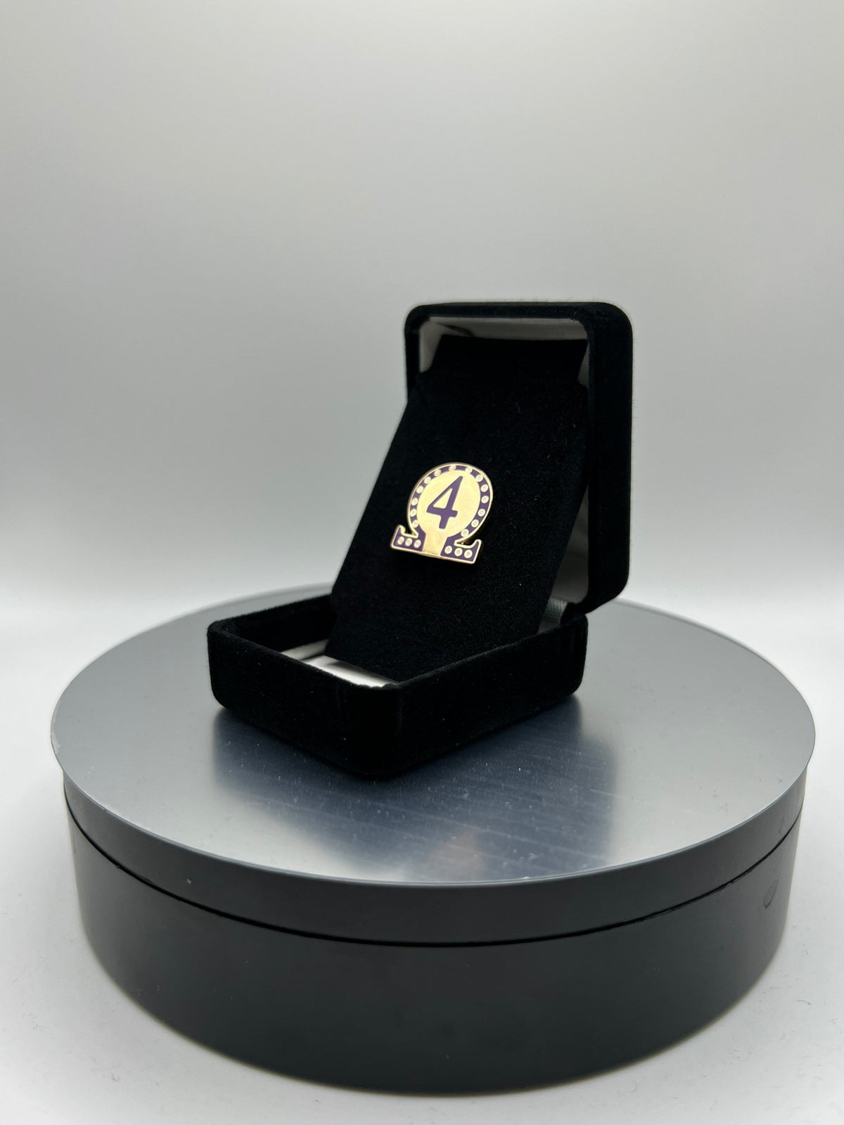 Omega #4 Lapel Pin (.75-inch)