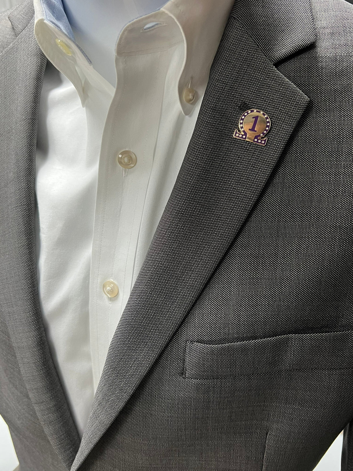 Omega #8 Lapel Pin (.75-inch)