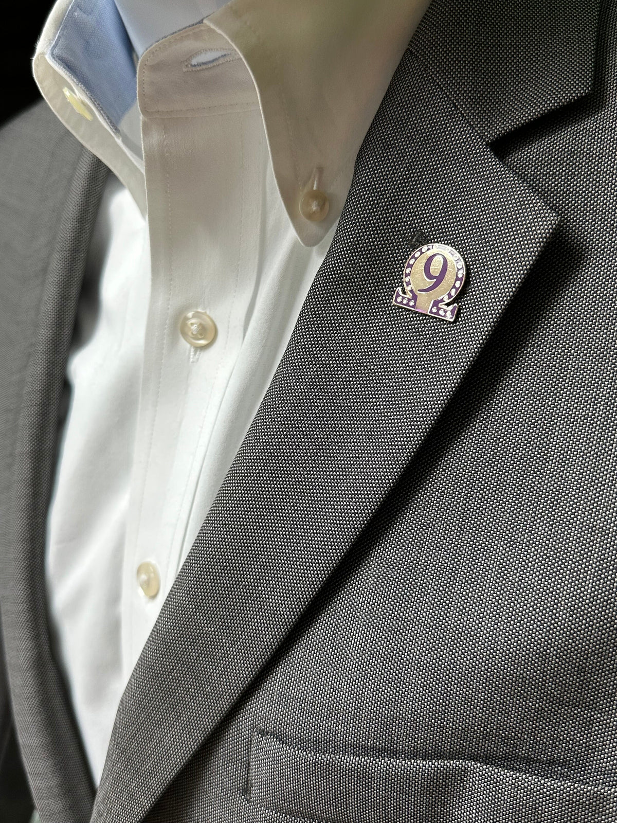 Omega #9 Lapel Pin (.75-inch)