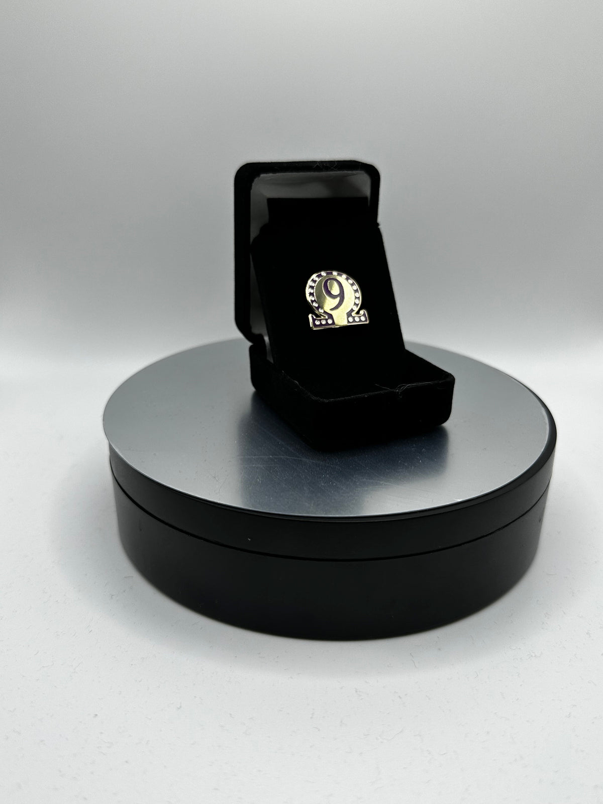 Omega #9 Lapel Pin (.75-inch)