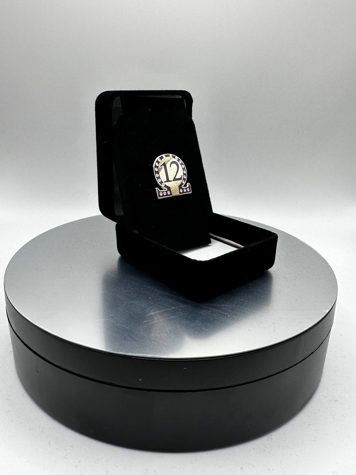 Omega #12 Lapel Pin (.75-inch)